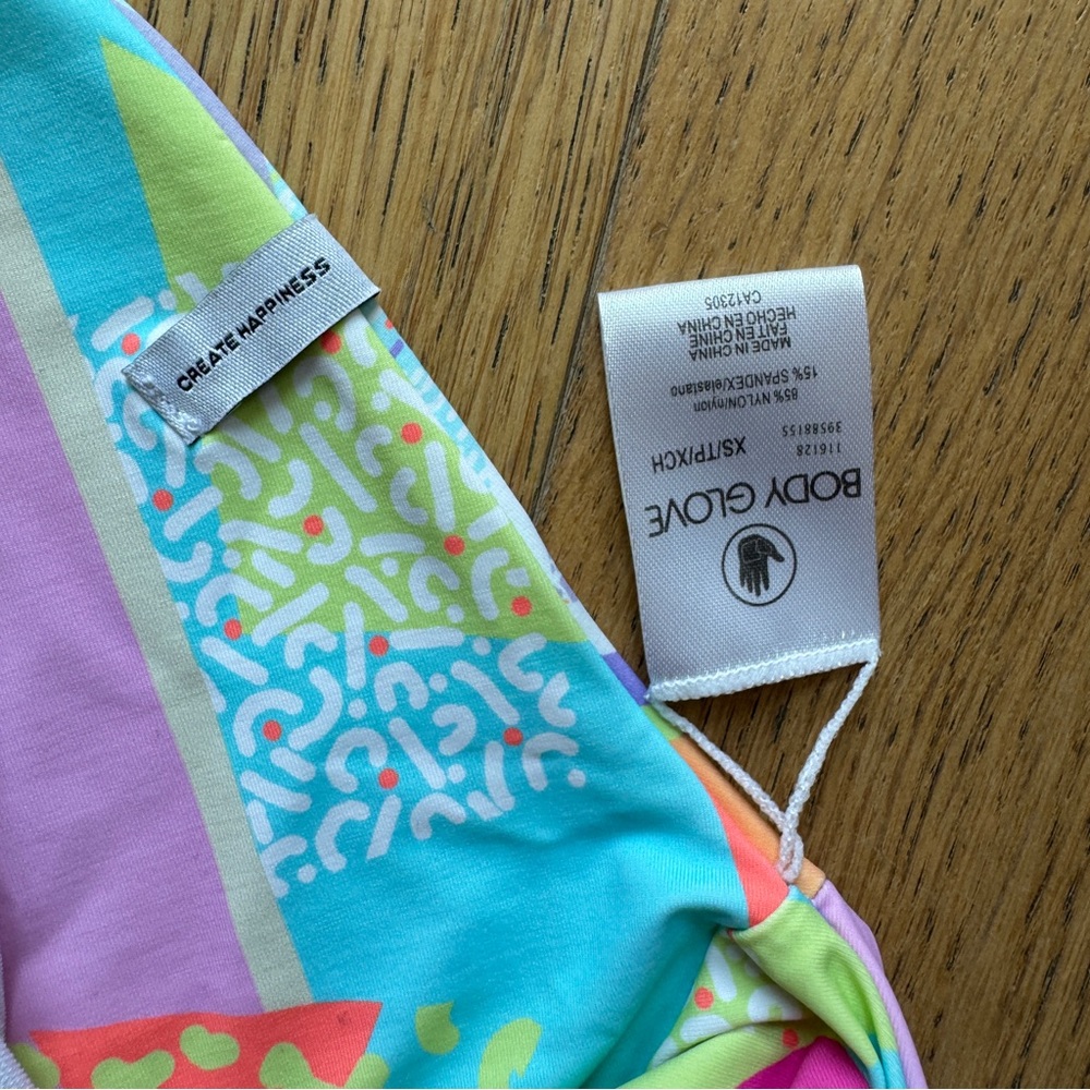 Body Glove Printed Bikini Top Size S - Bottom Size XS - NWT - Picture 8 of 11